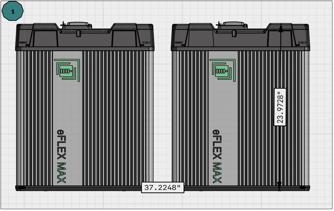 A close-up of two batteriesDescription automatically generated