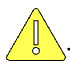 A yellow triangle with a exclamation markDescription automatically generated